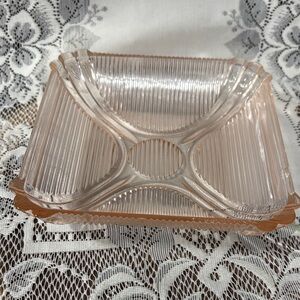 Elegant Pink Depression Dish